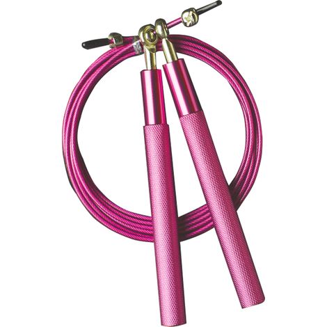 Corde à sauter à roulement à billes, poignées en aluminium. Corde à sauter idéale pour le fitness et l'endurance. (1/5)