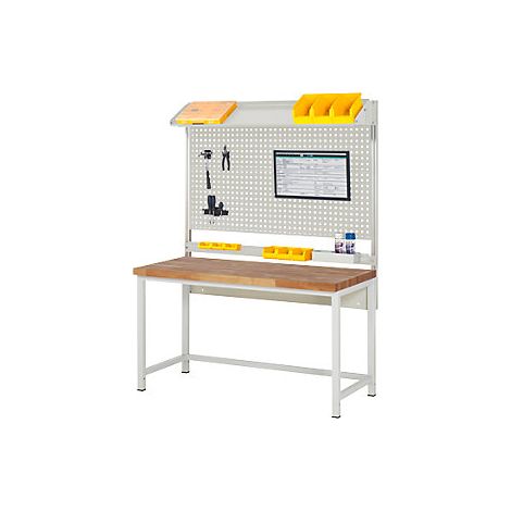 eurokraft pro  Banco da lavoro con sovrastruttura serie 8000 