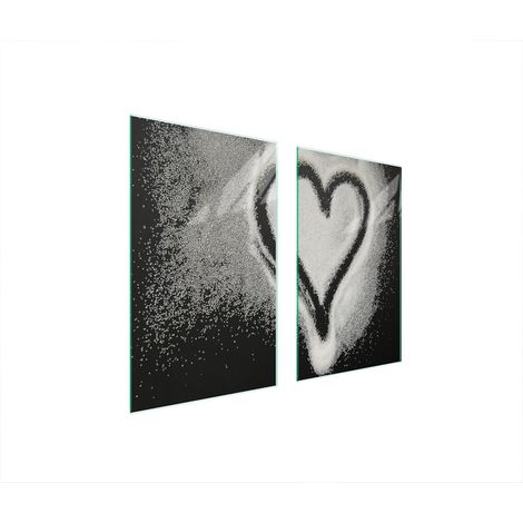 GLASSCHUTZPLATTE FÜR HERD 75x52 HERZ (1/5)