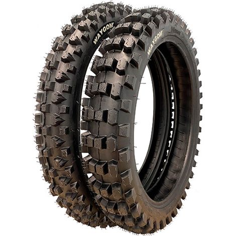 Neumático delantero nuevo para cross WAYCOM W599 blando-medio 80/100-21 para CROSS Sxf Yzf Kxf FC