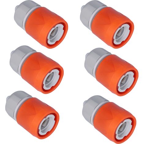 Lot de 6 raccords de tuyau en plastique résistant acide fort antirouille pour piscine jardin adaptateur tuyau aspiration norme EU (1/5)