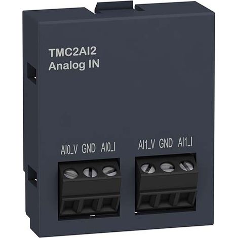 Cartucho 2 entradas analógicas TMC2AI2 M221C de Schneider (1/3)