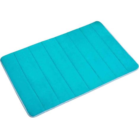 Winysin Badematte aus Memory-Schaum, weicher, rutschfester Badteppich, saugfähig, maschinenwaschbar, schnelltrocknend, für Bad, Schlafzimmer und Dusche (1/5)