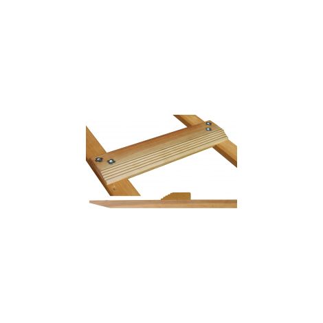 Escalera reforzada para techadores, 3,96 m, 33 cm, 12 peldaños, 9,5 kg OUTIFRANCE