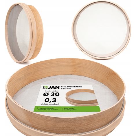 Tamis de construction : Tamis à mailles de 35 cm de diamètre et de 0,3 mm de diamètre. (1/5)