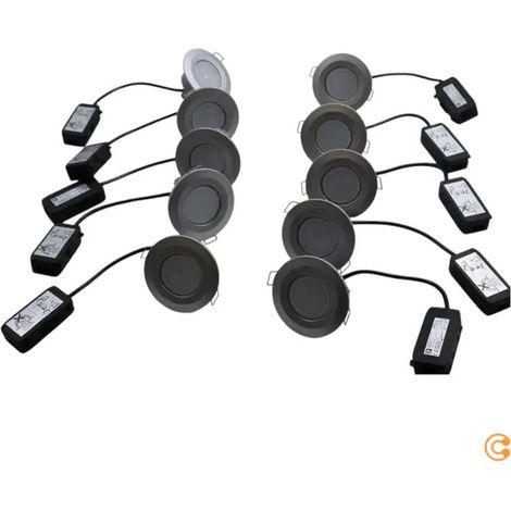 [NEUWERTIG] B-Ware Paulmann Einbauspot Deckenspot LED Außenleuchte chrom matt universalweiß Set959 (1/2)