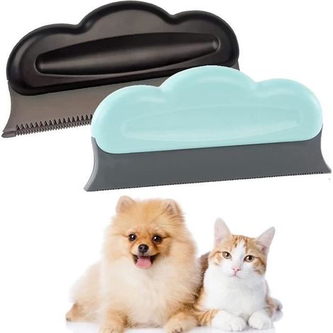 CARDE BRUSH Tierhaarentfernungsbürste, 2-teilig, Hunde- und Katzenhaarentferner für Sofa, Möbel usw. (1/4)