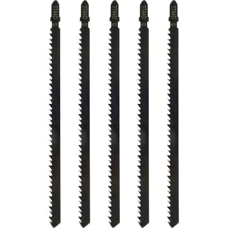 5pcs Lames de Scie Sauteuse T744D Professionnelles de 180 mm pour Scier le Bois et le Métal Accessoire de Scie Sauteuse Compatible avec Bosch, Metabo etc (1/4)