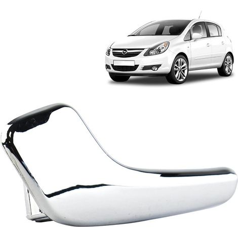 Innentürgriff, passend für Opel Corsa D (2006-2014), vorne oder hinten links (Fahrerseite) (Chrom), Teilenummer 136044, 13297813 (1/5)