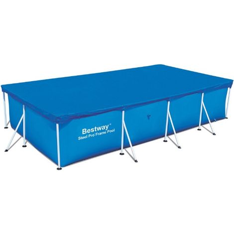 BESTWAY TELO COPRIPISCINA RETTANGOLARE CON STRUTTURA CM.399X211 (1/10)