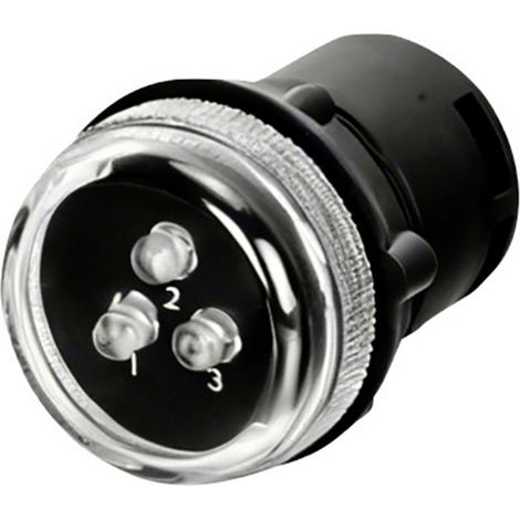 TRU COMPONENTS TC-14131060 LED-Signalleuchte Weiß Rund 400 V (1/5)