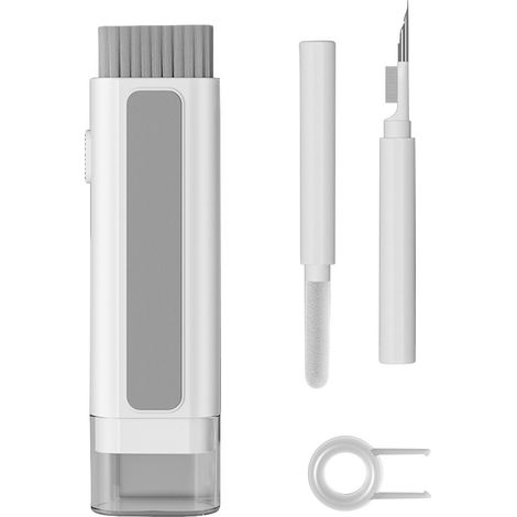 Nettoyeur Bluetooth pour Écouteurs, Kit de Nettoyage avec Brosse et Cure-Port Métallique pour Écouteurs, Casques, Appareils Photo et Claviers