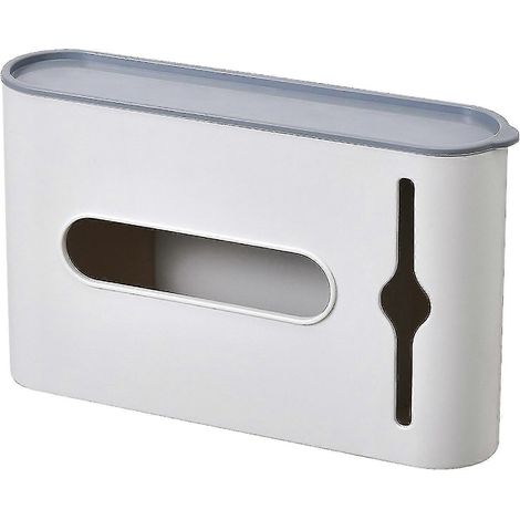 1 boîte de rangement pour sacs poubelle blancs (1/5)