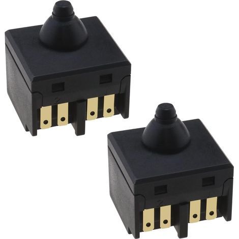 2pcs Meuleuse d\'angle Interrupteur pour 100mm 4\" meuleuse d\'angle Bouton Poussoir Interrupteur d\'alimentation Remplacement Accessoires d\'outils électriques Portables (1/5)