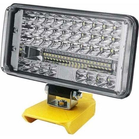 [NEVER USED] 27W 7200LM 48LED 5 inch work light, flashlight for DEWALT XR 14.4V-18V lithium battery