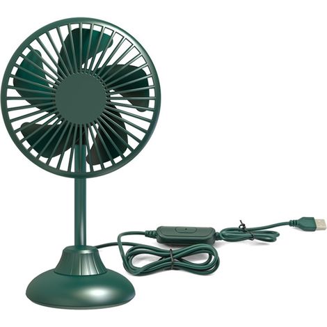 Mini ventilatore portatile per auto, silenzioso e potente, con 3 velocità e rotazione a 360°. Ideale per auto, casa, ufficio e viaggi. (1/5)