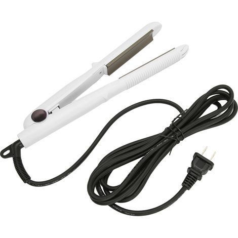Lisseur à cheveux céramique électronique, fer à lisser et boucler rapide, chauffage rapide, 100‑240V universel. (1/5)