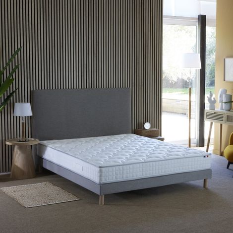 Matelas ressorts biconiques ferme SPECTRE Confort durable Made in France 140 x 190 (1/5)