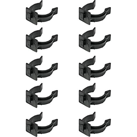 Set di 10 ganci per battiscopa da cucina in ABS, facili da installare.
