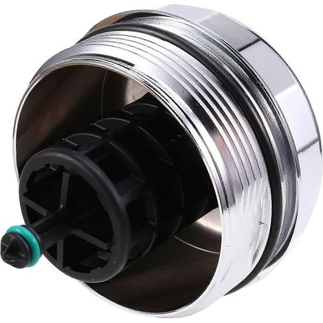 Couvercle de boîtier de filtre à huile en aluminium amélioré (réf. 11427525334), compatible avec les moteurs BMW X6, X5, 328i, 528i, X3, 535XI, 740LI, X3, X5 et X6 N5. (1/4)