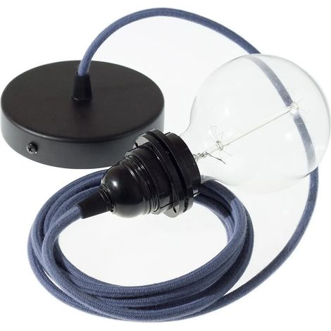 Lampada sospensione creative cables rc30 cavo cotone rame (1/3)