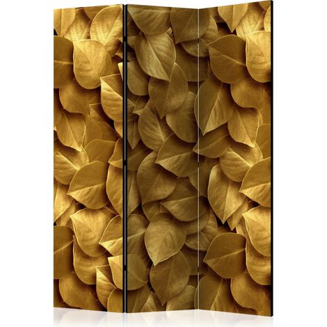 Paravent 3 Volets "Golden Leaves" 135x172cm (1/2)