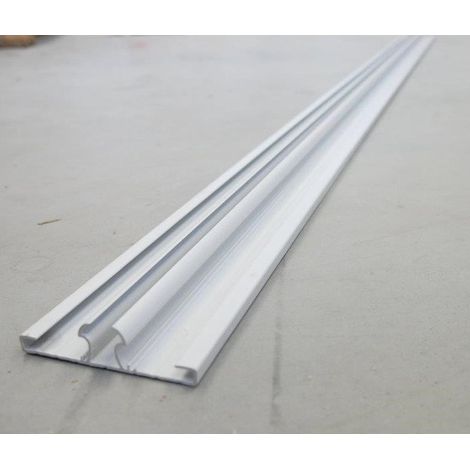 Profile acier vertical double 1600x95x30mm pour installation de coffrets et tableaux de distribution ABB