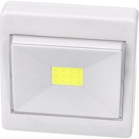 Jandei - Luz nocturna LED con interruptor 1 COB 120 lm pilas 3xAAA (1/5)