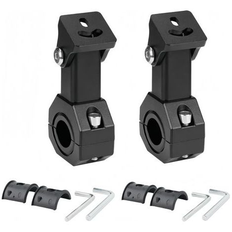 2 pièces Support Phare Moto réglage à 360 degrés, adaptés aux barres de protection de 17 à 33 mm support de lampe supplémentaire moto (1/5)