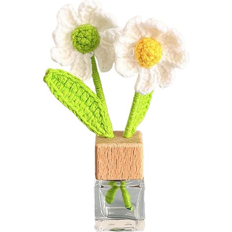 Lámpara de coche artesanal con forma de flor, alimentada por energía solar, con un delicado ramo de tulipanes: decoración ambiental para el hogar, idea de regalo. (1/4)