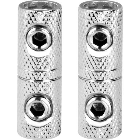 Lot de 2 raccords de câble avec vis de jeu (calibre 8) (1/5)
