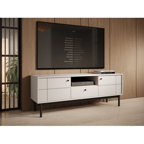 AX LIVING Schrank für TV Cypressa 154 cm Modern in Kaschmir