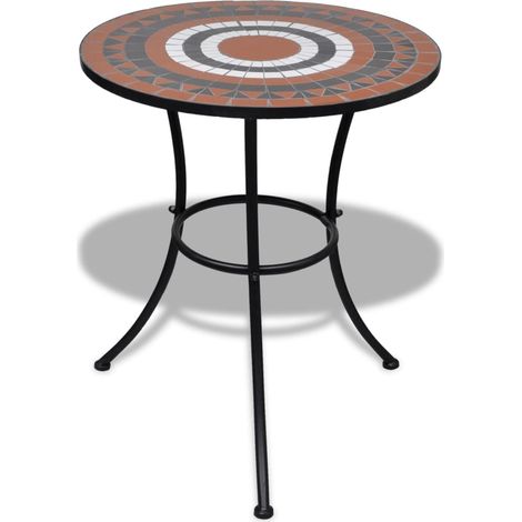 Maison Exclusive - Mobilier de bistro 3 pcs Carreau céramique Terre cuite et blanc