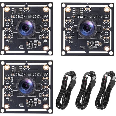 Modulo fotocamera, grandangolo 100°, registrazione HD 720P, set 1 (1/2)