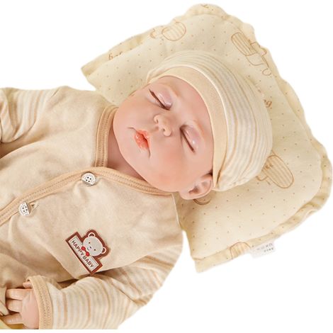 1 oreiller pour enfant, respirant, 27 × 18 cm, correcteur de tête plate, adapté aux nouveau-nés et enfants de 1 à 3 ans (1/5)