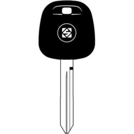SILCA TOY47TE CHIAVE TRANSPONDER VUOTA OTTONE Q.TA 2