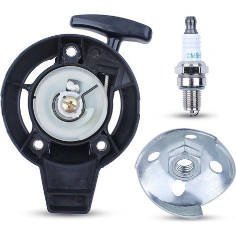 - Traction Starter for Honda GX25 FG110 Tiller HHT25 Lawn Mower Replaces 28400-Z0H-003 with Clamp Pulley (1/5)