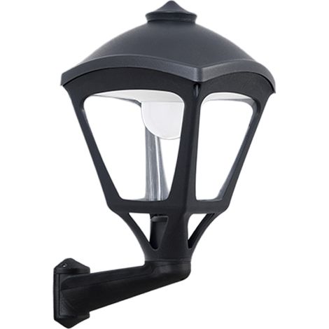 Aplique SERGIO con pulsador CCT (2colores) IP55 negra (1/3)