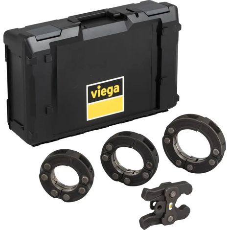 Viega Set catena di pressatura, per d 76,1–108mm rame, bronzo rosso, acciaio inossidabile modello 2297.3XL, 362959