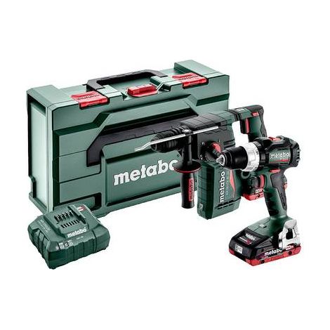 Kit d'outils sans fil Metabo 2.3.6 18 VBS 18 LT BL + KH 18 LTX BL 24 metaBOX 340 (1/2)
