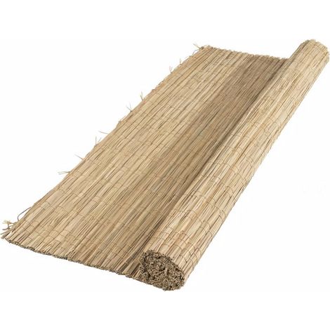 Canisse de carex naturel 100% occultante – Dimensions 1x3m – Épaisseur 6/7mm – Montage facile avec fil nylon