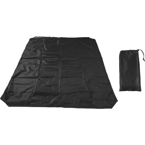 Dachboxabdeckung, Gepäckträger, wasser-, regen- und staubabweisend für SUV, Outdoor-Reisen, 210D silberbeschichtetes Oxford-Gewebe, 230 x 145 cm / 90,6 x 57,1 Zoll. (1/5)