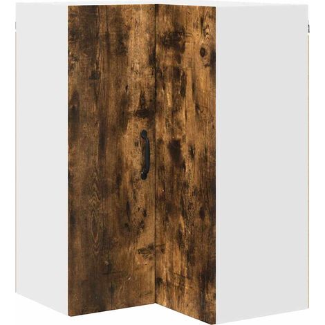 Meuble mural de cuisine,Armoire de cuisine avec étagère Chêne fumé 57 x 57 x 80 cm CFW42412 (1/5)
