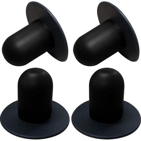 Set mit 4 Ersatzfilterkappen für Bestway- und Intex-Poolpumpen (schwarz) (1/5)
