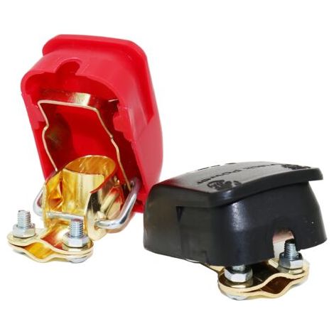 BUNTHAUS MP69011 Voiture, camion, connecteur rapide de batterie marine rouge et noir, deux pièces (1/5)