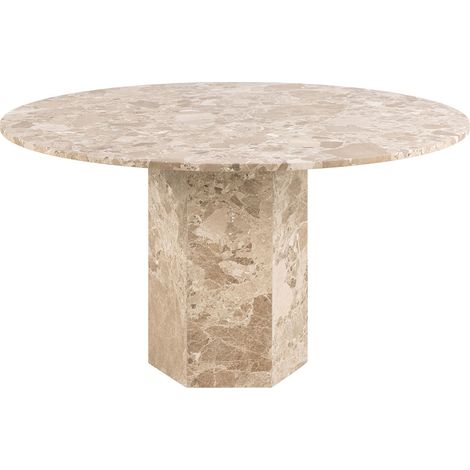 Naxos Esstisch 130x130cm Braun.