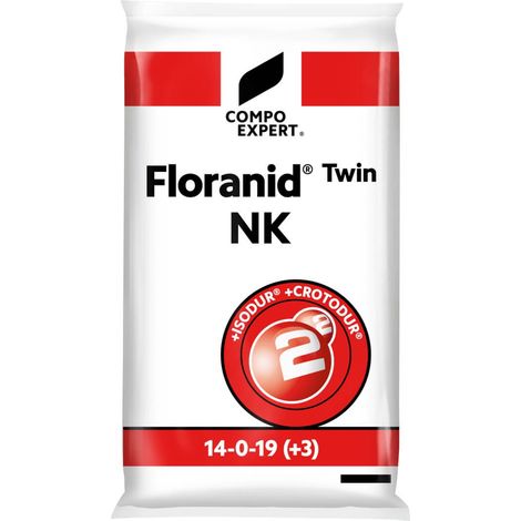 COMPO EXPERT Rasendünger Floranid Twin NK 25 kg Profidünger Langzeitrasendünger