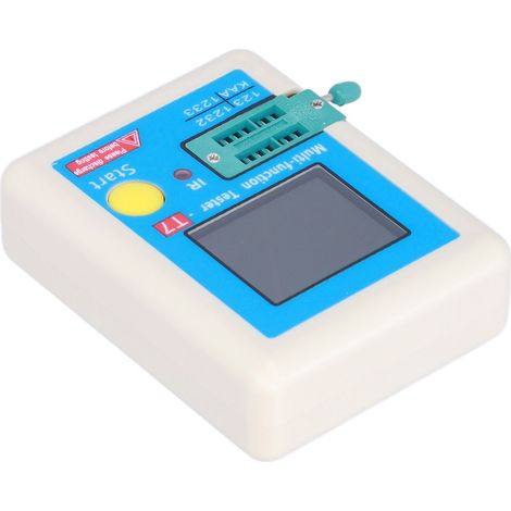 Testeur de Composants Électroniques LCRT7, Mesure de Capacitance, Résistance et Transistors avec Écran Couleur (1/5)
