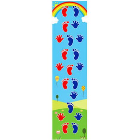 Tapis de Jeu d'Éveil Bébé Imperméable 2.8x0.6m - Tapis à Ramper Enfant, Décoration Maison (1/5)