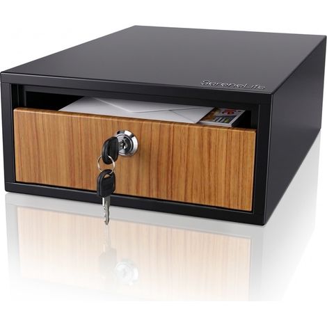 SereneLife Horizontal montierbarer Briefkasten mit Schloss (1/5)